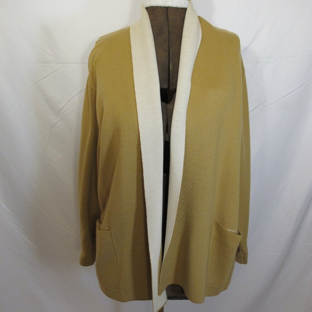 Company Ellen Tracy wool camel knit swing sweater  PL